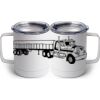 10 oz. White Stainless Steel Coffee Mug Thumbnail