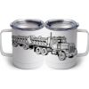 10 oz. White Stainless Steel Coffee Mug Thumbnail