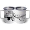 10 oz. White Stainless Steel Coffee Mug Thumbnail