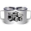 10 oz. White Stainless Steel Coffee Mug Thumbnail