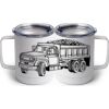 10 oz. White Stainless Steel Coffee Mug Thumbnail