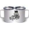 10 oz. White Stainless Steel Coffee Mug Thumbnail