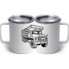 10 oz. White Stainless Steel Coffee Mug Thumbnail