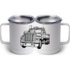 10 oz. White Stainless Steel Coffee Mug Thumbnail