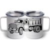 10 oz. White Stainless Steel Coffee Mug Thumbnail