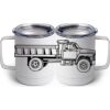 10 oz. White Stainless Steel Coffee Mug Thumbnail