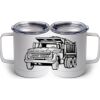 10 oz. White Stainless Steel Coffee Mug Thumbnail
