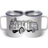 10 oz. White Stainless Steel Coffee Mug Thumbnail