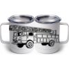 10 oz. White Stainless Steel Coffee Mug Thumbnail