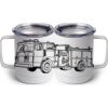 10 oz. White Stainless Steel Coffee Mug Thumbnail
