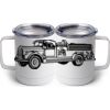 10 oz. White Stainless Steel Coffee Mug Thumbnail