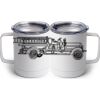 10 oz. White Stainless Steel Coffee Mug Thumbnail