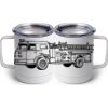 10 oz. White Stainless Steel Coffee Mug Thumbnail
