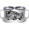 10 oz. White Stainless Steel Coffee Mug Thumbnail