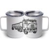 10 oz. White Stainless Steel Coffee Mug Thumbnail