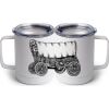 10 oz. White Stainless Steel Coffee Mug Thumbnail