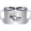 10 oz. White Stainless Steel Coffee Mug Thumbnail