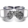 10 oz. White Stainless Steel Coffee Mug Thumbnail