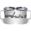 10 oz. White Stainless Steel Coffee Mug Thumbnail
