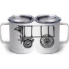 10 oz. White Stainless Steel Coffee Mug Thumbnail