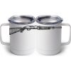 10 oz. White Stainless Steel Coffee Mug Thumbnail