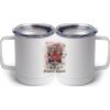 10 oz. White Stainless Steel Coffee Mug Thumbnail