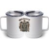 10 oz. White Stainless Steel Coffee Mug Thumbnail