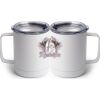 10 oz. White Stainless Steel Coffee Mug Thumbnail