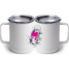 10 oz. White Stainless Steel Coffee Mug Thumbnail