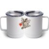 10 oz. White Stainless Steel Coffee Mug Thumbnail