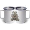 10 oz. White Stainless Steel Coffee Mug Thumbnail