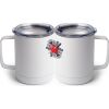 10 oz. White Stainless Steel Coffee Mug Thumbnail