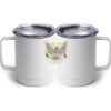 10 oz. White Stainless Steel Coffee Mug Thumbnail