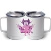 10 oz. White Stainless Steel Coffee Mug Thumbnail