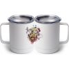 10 oz. White Stainless Steel Coffee Mug Thumbnail