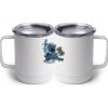 10 oz. White Stainless Steel Coffee Mug Thumbnail