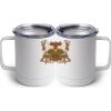 10 oz. White Stainless Steel Coffee Mug Thumbnail