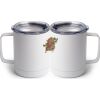 10 oz. White Stainless Steel Coffee Mug Thumbnail