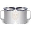 10 oz. White Stainless Steel Coffee Mug Thumbnail