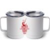 10 oz. White Stainless Steel Coffee Mug Thumbnail