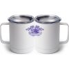 10 oz. White Stainless Steel Coffee Mug Thumbnail