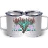 10 oz. White Stainless Steel Coffee Mug Thumbnail