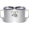 10 oz. White Stainless Steel Coffee Mug Thumbnail