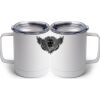 10 oz. White Stainless Steel Coffee Mug Thumbnail