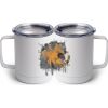 10 oz. White Stainless Steel Coffee Mug Thumbnail