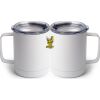 10 oz. White Stainless Steel Coffee Mug Thumbnail