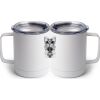 10 oz. White Stainless Steel Coffee Mug Thumbnail