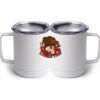 10 oz. White Stainless Steel Coffee Mug Thumbnail