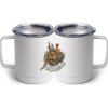 10 oz. White Stainless Steel Coffee Mug Thumbnail