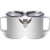 10 oz. White Stainless Steel Coffee Mug Thumbnail